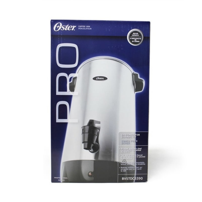 Percoladora Oster de 35 Tazas Acero Inoxidable