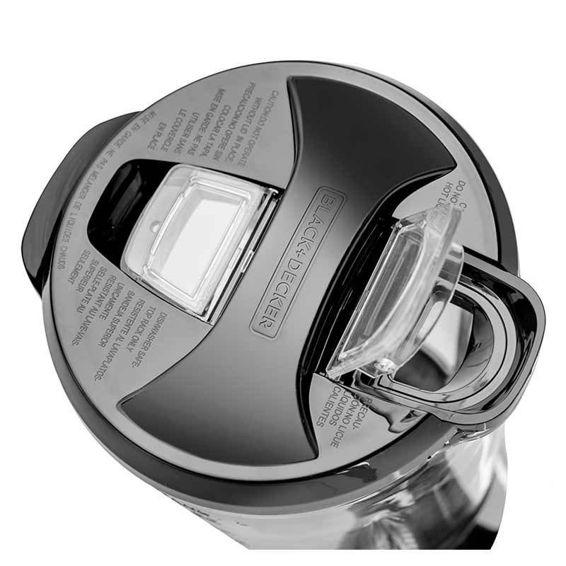 Licuadora Black+Decker Cyclone 2 Velocidades Jarra de vidrio 1,5 Lt negro