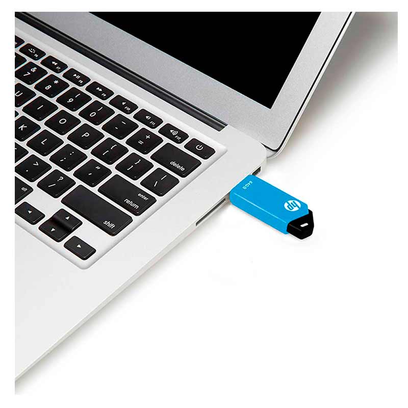 Memoria USB HP 64GB v150W 2.0 Azul/Negro
