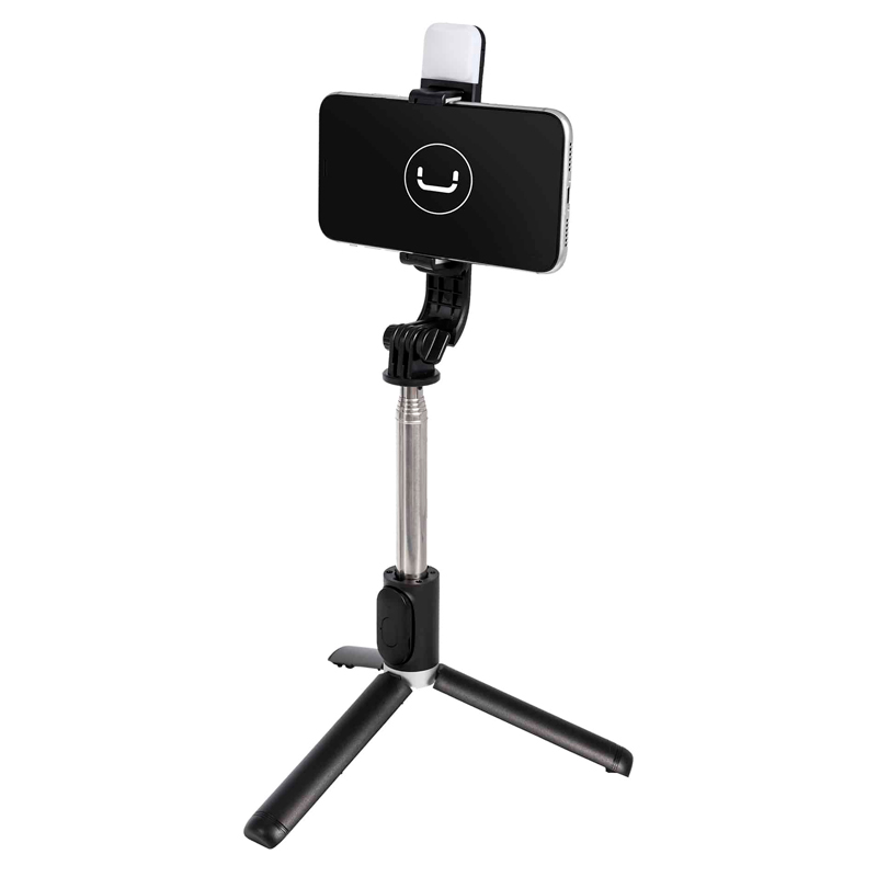 Selfie Stick y Tripode 39" UNNO TEKNO Bluetooth Negro
