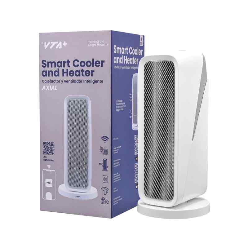 Calefactor y Ventilador VTA+ Axial Tipo Torre Blanco