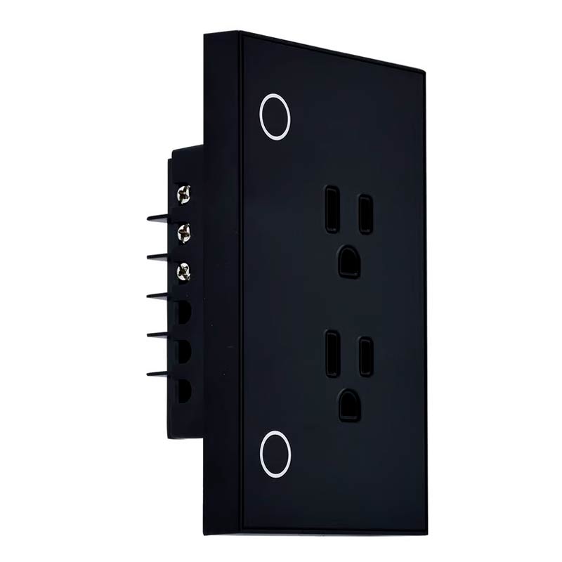 Tomacorriente de Pared Ineligente VTA+ 2 Tomas + Botón de Iluminación Smart Home Wi-Fi