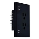Tomacorriente de Pared Ineligente VTA+ 2 Tomas + Botón de Iluminación Smart Home Wi-Fi