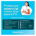 Licencia Kaspersky Standard ***FISICA***