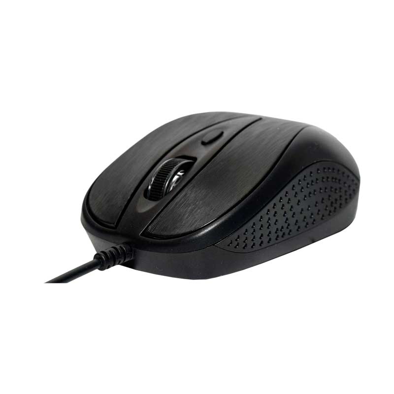 Mouse Alámbrico UnnoTekno Trek 1600DPI Negro