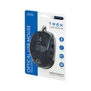 Mouse Alámbrico UnnoTekno Trek 1600DPI Negro