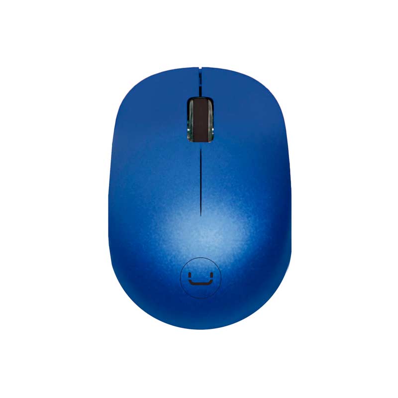 Mouse Inalámbrico UnnoTekno Curve 1200DPI Azul