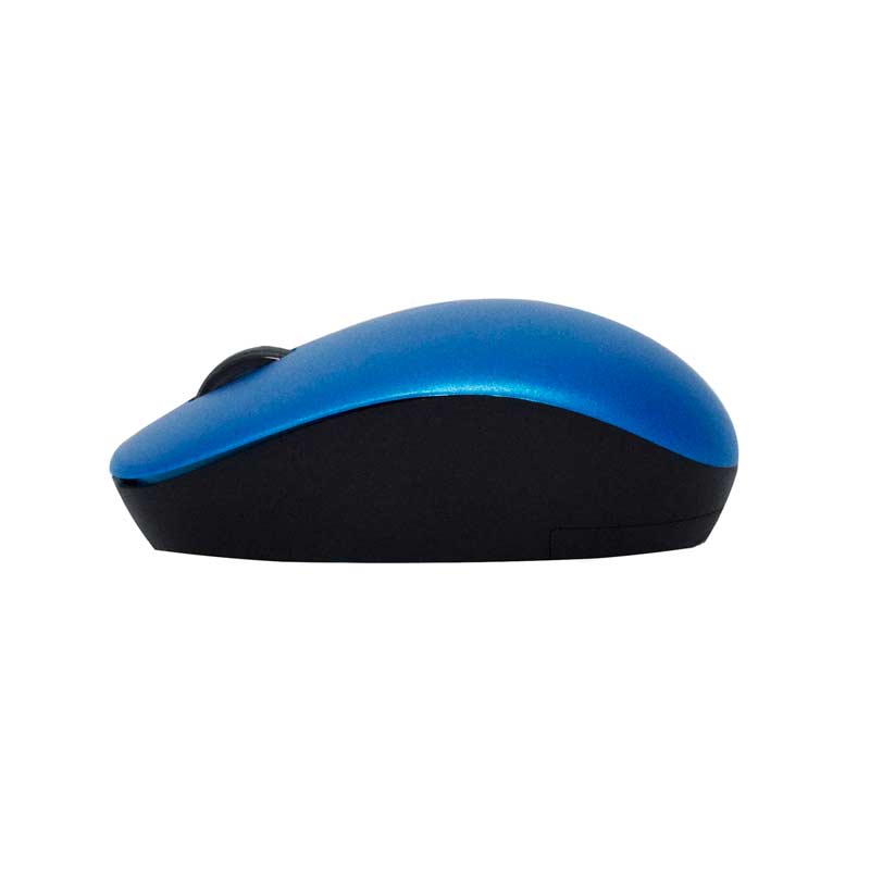 Mouse Inalámbrico UnnoTekno Curve 1200DPI Azul