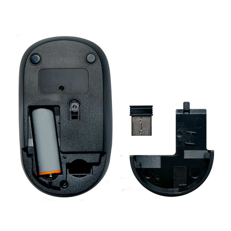 Mouse Inalámbrico UnnoTekno Curve 1200DPI Azul