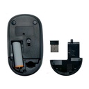 Mouse Inalámbrico UnnoTekno Curve 1200DPI Rojo