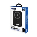 PowerBank UnnoTekno10000 mAh USB/USB-C/Inalámbrico Negro