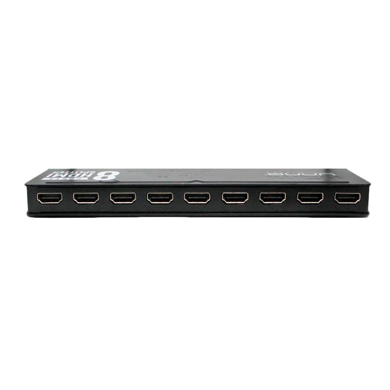 Splitter UnnoTekno HB1206BK 8 Puertos HDMI 4K