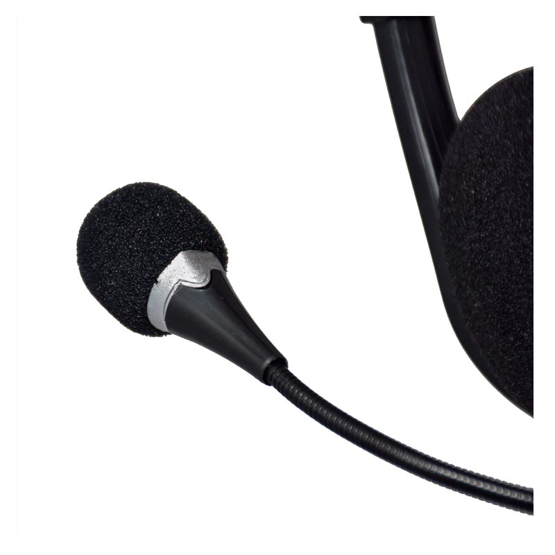 Audífonos Tipo Headset UnnoTekno USB  Ace5 Con Micrófono Negro