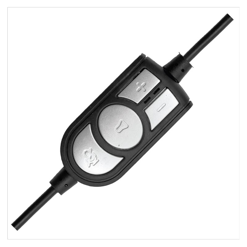 Audífonos Tipo Headset UnnoTekno USB  Ace14 con Micrófono Negro-Azul