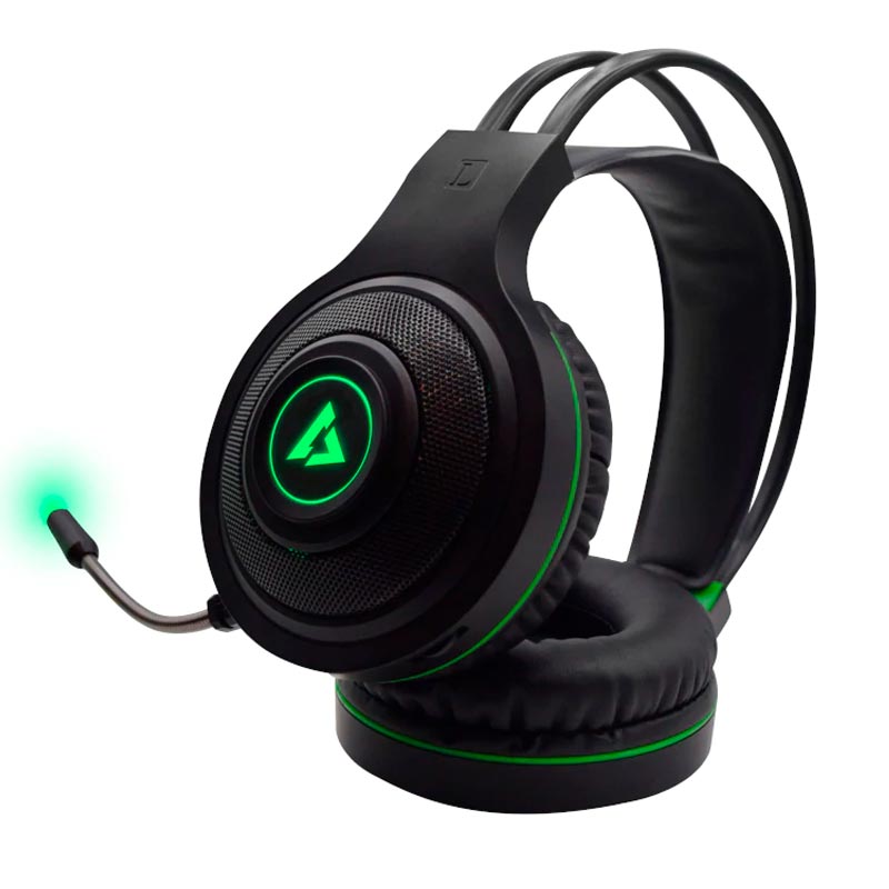 Audífonos Tipo Headset UnnoTekno 3.5mm y USB Brave BRV35 con Micrófono Gris