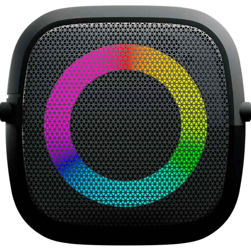 Bocina Bluetooth UnnoTekno CUBI TWS SP9214GY 5W Negro