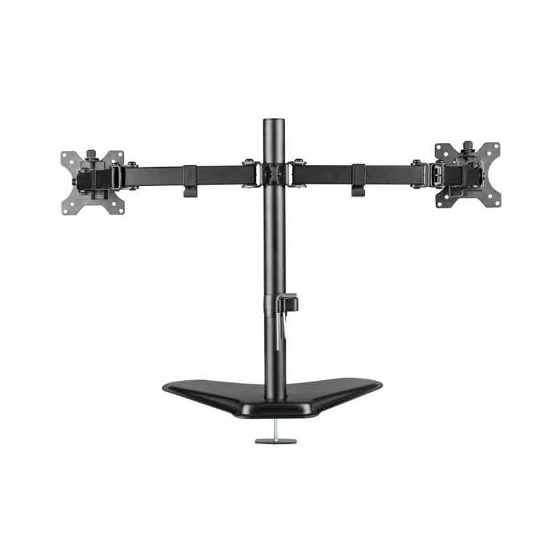 Bracket Unno Tekno Dual TM8001BK 12-32" con Mecanismo Neumático Negro