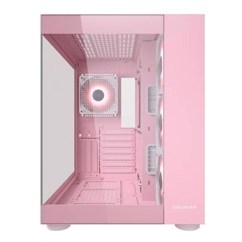 Case Gaming Cougar FV150 RGB Media Torre Rosa (Sin Fuente)