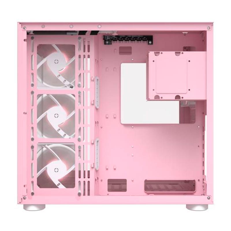 Case Gaming Cougar FV150 RGB Media Torre Rosa (Sin Fuente)