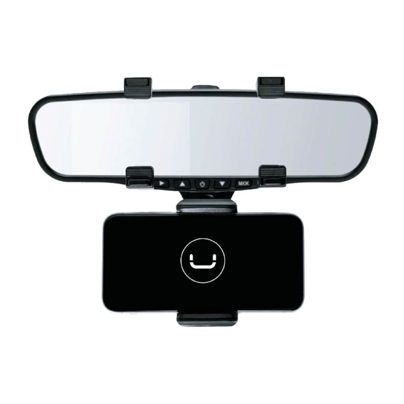 Soporte Retrovisor UnnoTekno CH3008BK con Soporte para Celular