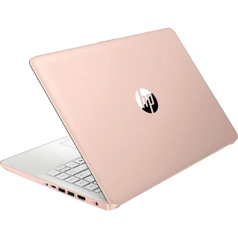 Laptop HP 14-DQ6015DX 14" 4GB RAM 128GB UFS W11 Home Rosado Teclado Ingles