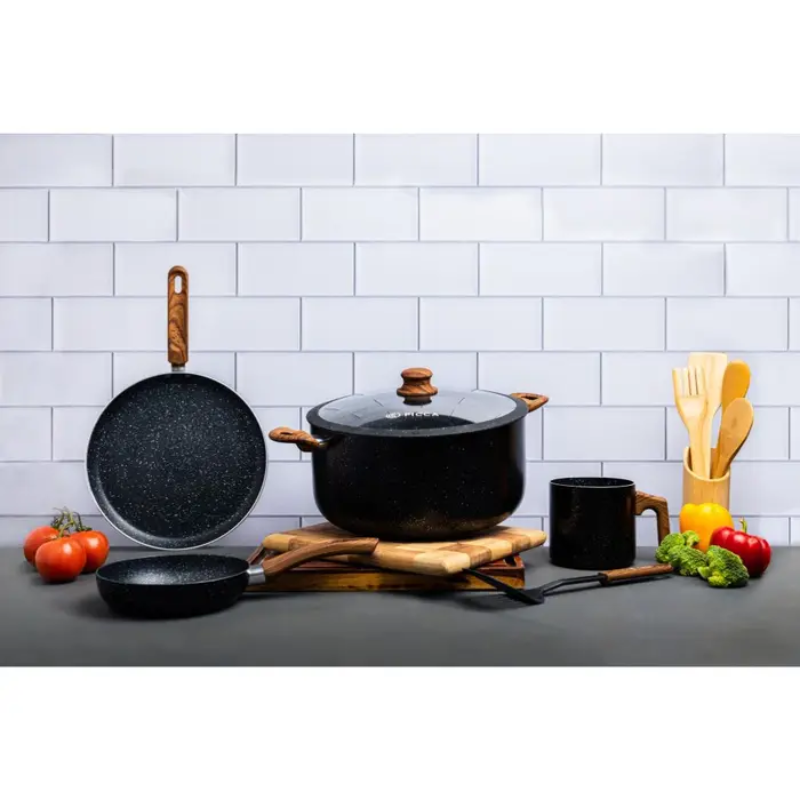 Batería De Cocina Catania 6 Piezas Negro