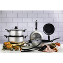 Batería de Cocina Picca 9 Piezas Plata Negro