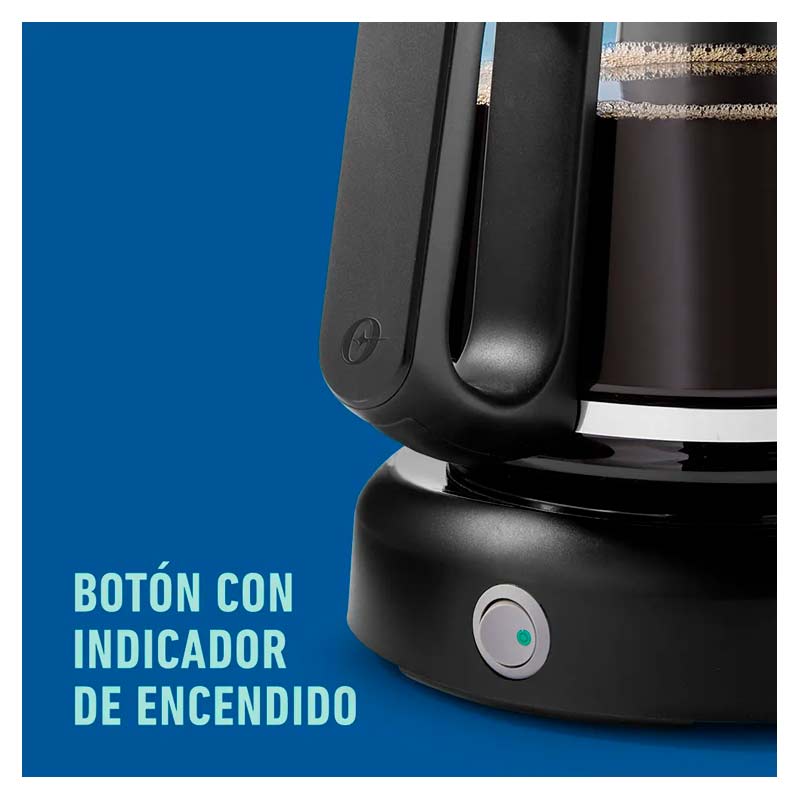 Cafetera Oster BVSTDCS12B 12 Tazas Negra