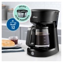 Cafetera Oster BVSTDCS12B 12 Tazas Negra