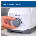Licuadora Oster BLSTKAPWRD 2 Velocidades Jarra de Plástico 1.25 Lt Blanco 800 W