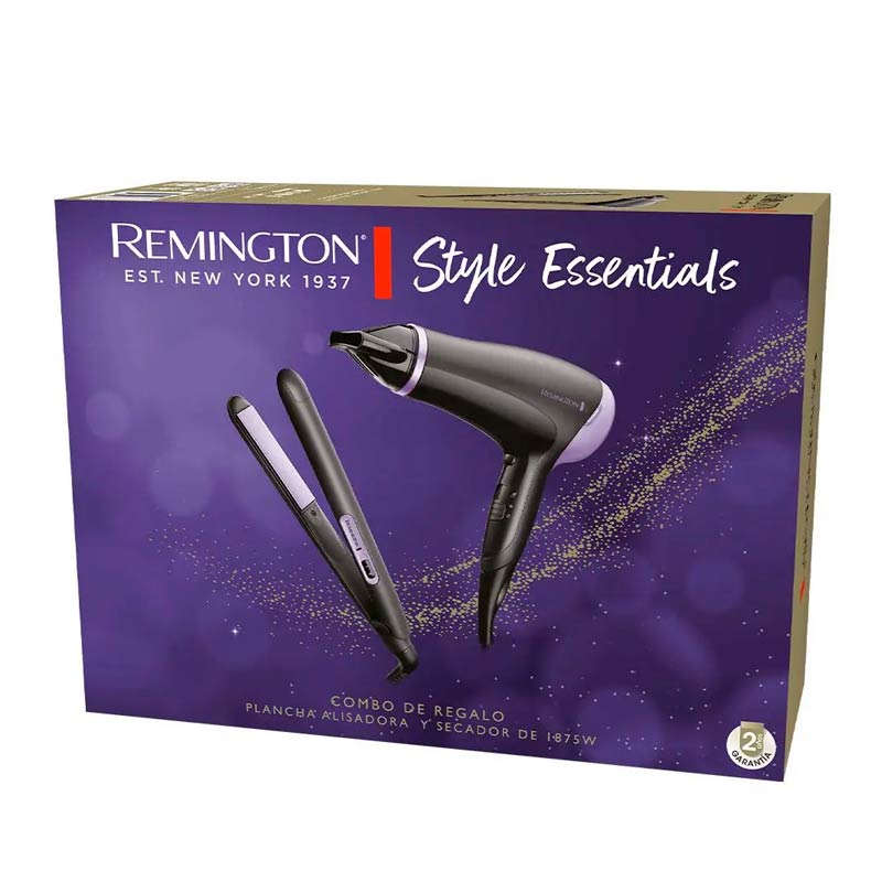 Combo Remington Secadora + Alisadora Style Essentials