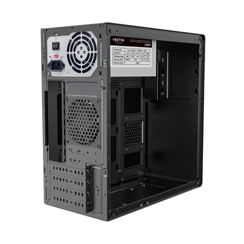 Case Vektor Tech A200 Media Torre Micro ATX Negro