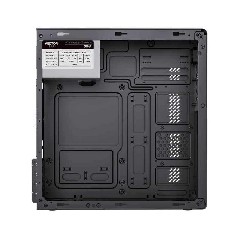 Case Vektor Tech A200 Media Torre Micro ATX Negro