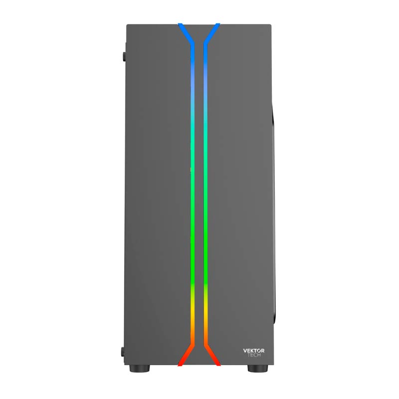 Case Gaming Vektor Tech EZQ1 Media Torre Vidrio Templado Micro ATX Negro