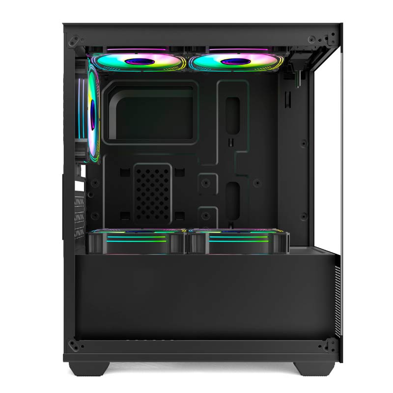 Case Gaming Vektor Tech SGM-680 Mini Torre Vidrio Templado Micro-ATX Negro
