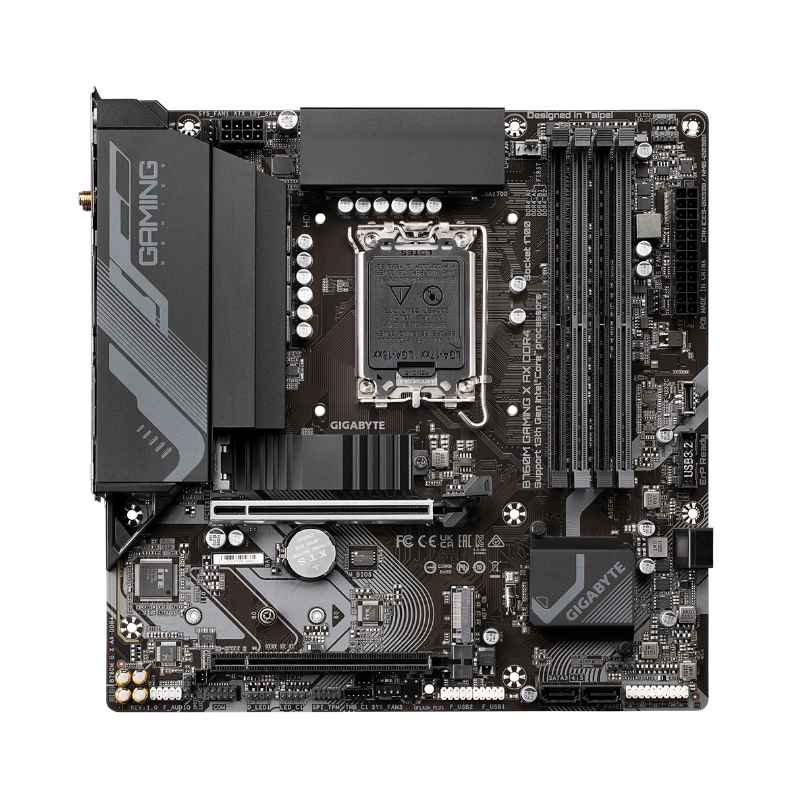 Motherboard Gigabyte B760M GAMING X AX Socket LGA1700 14th, 13th & 12th Gen 4xDDR5 Micro-ATX