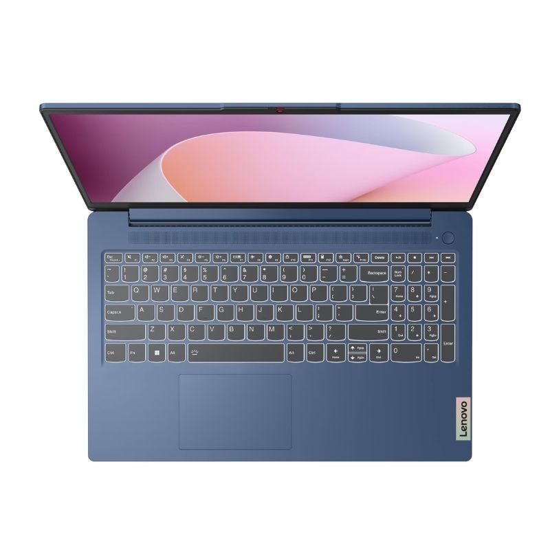Laptop Lenovo IdeaPad Slim 3 15.6" Ryzen 5 7520U 8GB RAM 512GB SSD Azul Escarcha Windows 11 Home Teclado Español