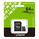 Memoria microSD Kingston 64GB Select Plus Gen3 100R