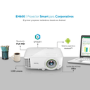 Proyector BenQ EH600 Smart con Android DLP 3500 Lúmenes (1920x1080) HDMI VGA