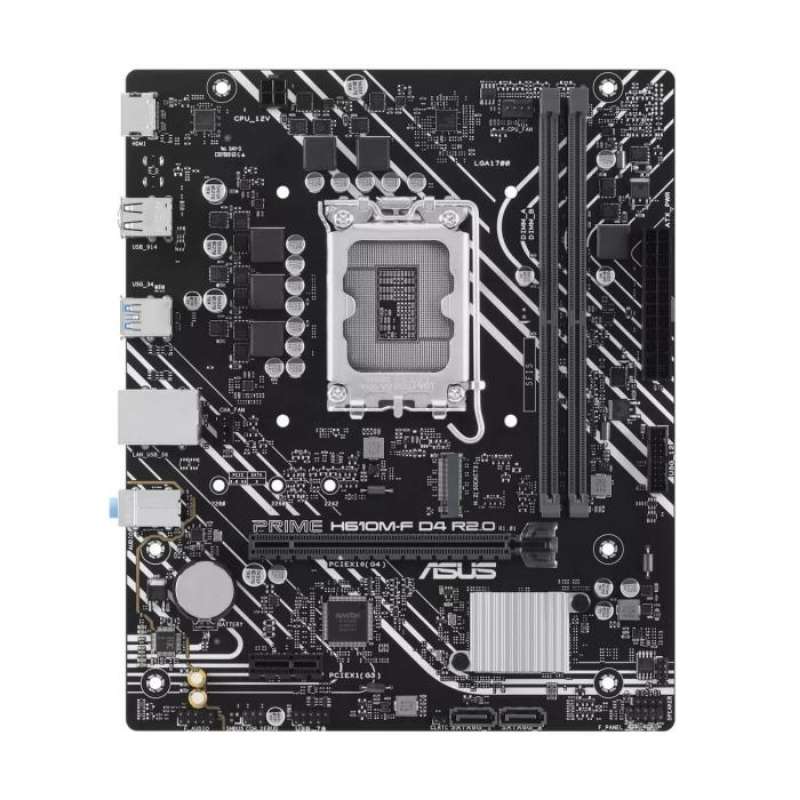 Motherboard ASUS PRIME H610M-F D4 Socket LGA1700 14th, 13th y 12th Gen 2xDDR4 mATX