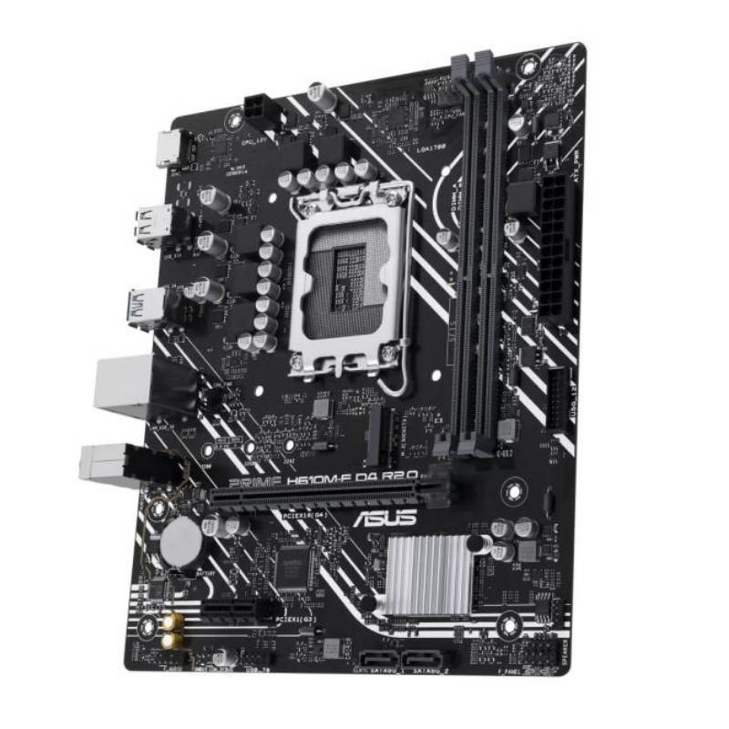 Motherboard ASUS PRIME H610M-F D4 Socket LGA1700 14th, 13th y 12th Gen 2xDDR4 mATX