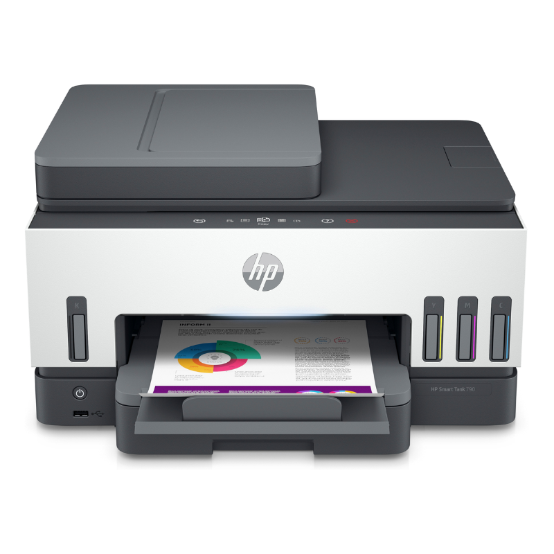 Impresora HP Inyección Multifuncional Smart Tank 790 USB Wi-Fi Bluetooth