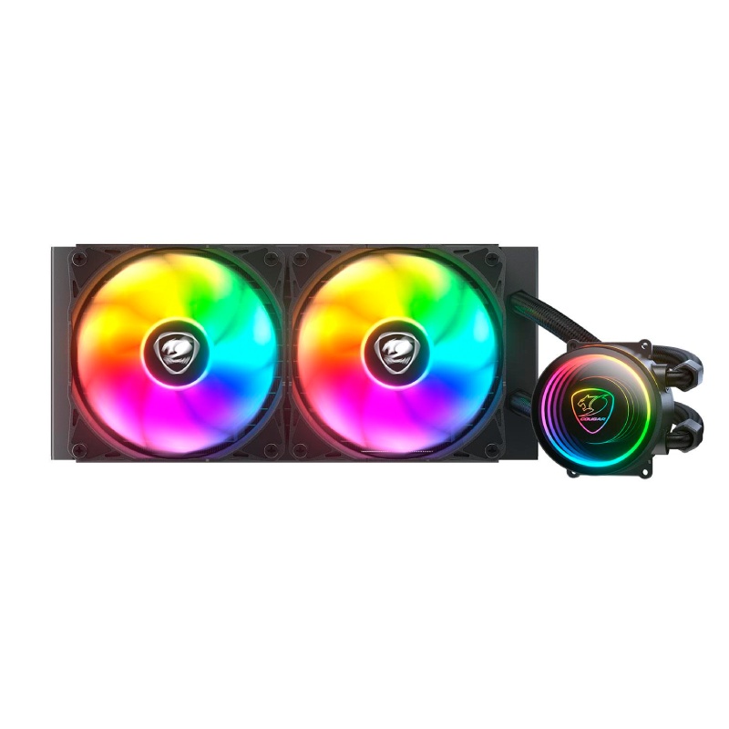 Enfriador Líquido 240mm Cougar Poseidon Elite ARGB Negro