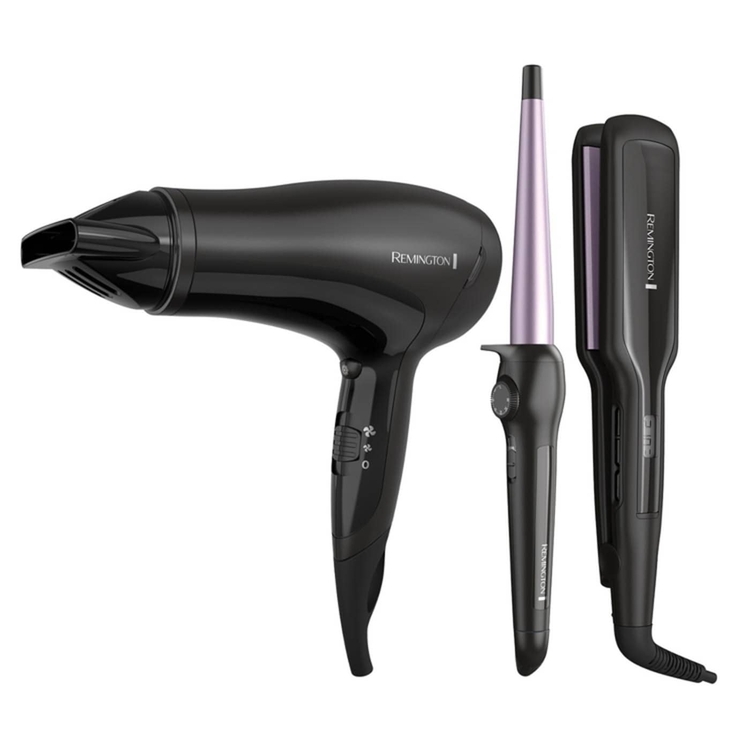 Combo Remington Secadora + Rizadora + Alisadora