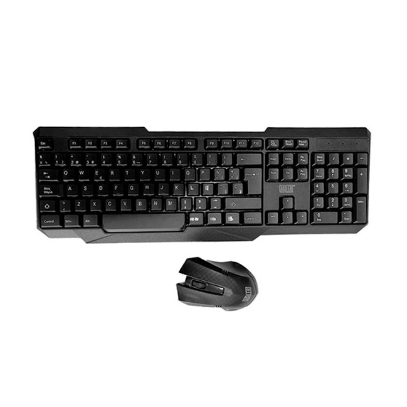 Teclado y Mouse Inalámbrico Agiler AGI-9875S Negro Español