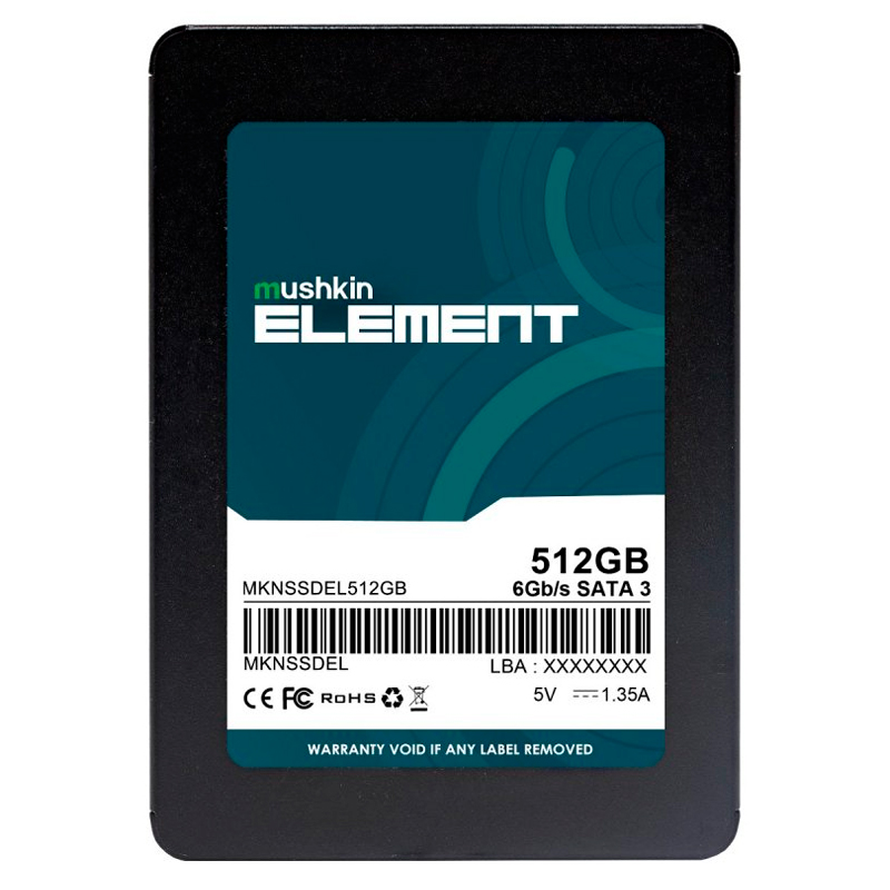 Unidad SSD 2.5" 512GB Mushkin Element 500MBs
