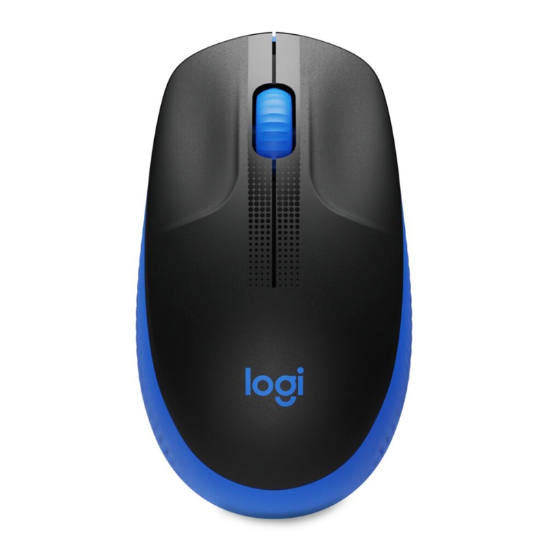 Mouse Inalámbrico Logitech M190 1000DPI Negro/Azul