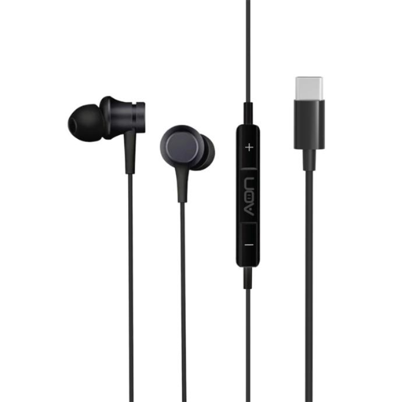 Audífonos In-ear AON Boom Buds USB-C con Micrófono Negro