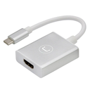 Adaptador Unno Tekno USB-C a HDMI 4k AD3001SV Macho-Hembra Plateado