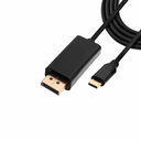 Cable USB-C a Displayport Unno Tekno CB4059BK 1.5 Metros Negro